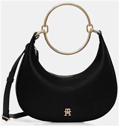 ΓΥΝΑΙΚΕΙΑ ΤΣΑΝΤΑ ΩΜΟΥ AW0AW18236-BDS ΜΑΥΡΗ TOMMY HILFIGER