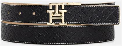 ΓΥΝΑΙΚΕΙΑ ΖΩΝΗ ΔΙΠΛΗΣ ΟΨΗΣ 3.0CM AW0AW18256-0GY ΜΠΛΕ/ΜΠΕΖ TOMMY HILFIGER