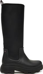 ΓΥΝΑΙΚΕΙΕΣ ΓΑΛΟΤΣΕΣ RAINBOOT WARM LINING FW0FW08973-BDS ΜΑΥΡΕΣ TOMMY HILFIGER