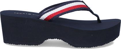 ΓΥΝΑΙΚΕΙΕΣ ΣΑΓΙΟΝΑΡΕΣ SHIMMERY RIBBOM BEACH SANDAL ΜΠΛΕ FW0FW05665 DW5 TOMMY HILFIGER