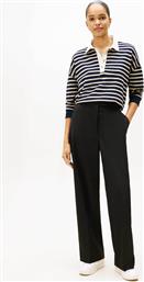 ΓΥΝΑΙΚΕΙΟ ΠΑΝΤΕΛΟΝΙ ΜΟΝΟΧΡΩΜΟ LOOSE FIT - WW0WW48362 ΜΑΥΡΟ TOMMY HILFIGER