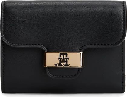 ΓΥΝΑΙΚΕΙΟ ΠΟΡΤΟΦΟΛΙ AW0AW18034-BDS ΜΑΥΡΟ TOMMY HILFIGER