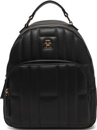 ΓΥΝΑΙΚΕΙΟ ΣΑΚΙΔΙΟ ΠΛΑΤΗΣ TOMMY HLFIGER BACKPACK AW0AW17472-BDS ΜΑΥΡΟ TOMMY HILFIGER