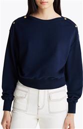 GOLD BTN BOAT-NK SWTSHRT TOMMY HILFIGER