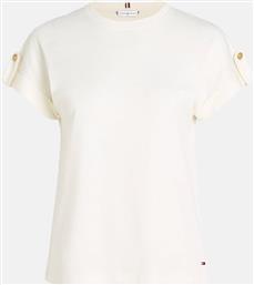 GOLD BUTTON MDRN C-NK SS TEE TOMMY HILFIGER