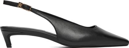 ΓΟΒΑΚΙΑ TH BUCKLE SLINGBACK LOW PUMP FW0FW09009 ΜΑΥΡΟ TOMMY HILFIGER