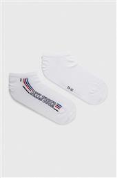 ΚΑΛΤΣΕΣ 2-PACK ΧΡΩΜΑ: ΑΣΠΡΟ 701227293 TOMMY HILFIGER από το ANSWEAR