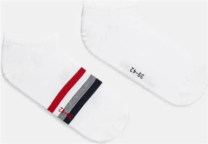 ΚΑΛΤΣΕΣ 2-PACK ΧΡΩΜΑ: ΑΣΠΡΟ, 701232467 TOMMY HILFIGER