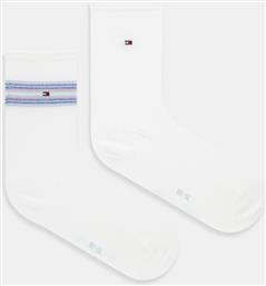 ΚΑΛΤΣΕΣ 2-PACK ΧΡΩΜΑ: ΑΣΠΡΟ, 701236458 TOMMY HILFIGER