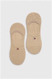 ΚΑΛΤΣΕΣ 2-PACK ΧΡΩΜΑ: ΜΠΕΖ 701227565 TOMMY HILFIGER
