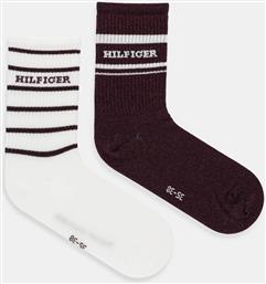 ΚΑΛΤΣΕΣ 2-PACK ΧΡΩΜΑ: ΜΠΟΡΝΤΟ, 701236457 TOMMY HILFIGER