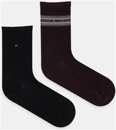 ΚΑΛΤΣΕΣ 2-PACK ΧΡΩΜΑ: ΜΠΟΡΝΤΟ, 701236458 TOMMY HILFIGER