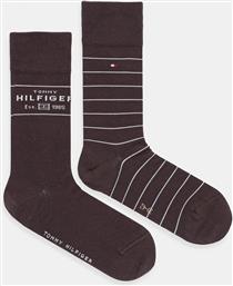 ΚΑΛΤΣΕΣ 2-PACK ΧΡΩΜΑ: ΚΑΦΕ, 701236634 TOMMY HILFIGER