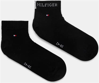 ΚΑΛΤΣΕΣ 2-PACK ΧΡΩΜΑ: ΜΑΥΡΟ, 701232466 TOMMY HILFIGER