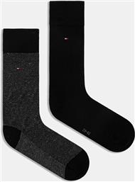 ΚΑΛΤΣΕΣ 2-PACK ΧΡΩΜΑ: ΜΑΥΡΟ, 701236313 TOMMY HILFIGER