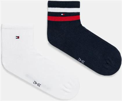 ΚΑΛΤΣΕΣ 2-PACK ΧΡΩΜΑ: ΝΑΥΤΙΚΟ ΜΠΛΕ, 701232937 TOMMY HILFIGER