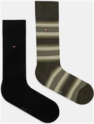 ΚΑΛΤΣΕΣ 2-PACK ΧΡΩΜΑ: ΠΡΑΣΙΝΟ, 701236312 TOMMY HILFIGER