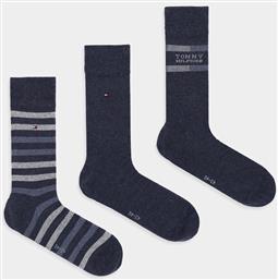 ΚΑΛΤΣΕΣ 3-PACK ΧΡΩΜΑ: ΜΠΛΕ, 701235376 TOMMY HILFIGER