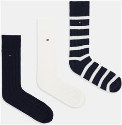 ΚΑΛΤΣΕΣ 3-PACK ΧΡΩΜΑ: ΝΑΥΤΙΚΟ ΜΠΛΕ, 701235377 TOMMY HILFIGER