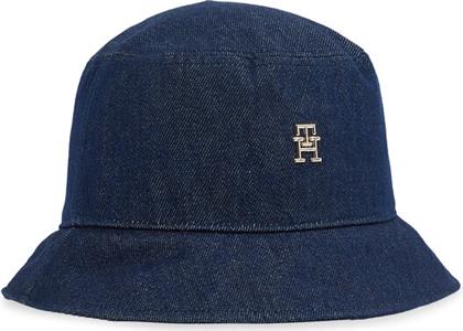 ΚΑΠΕΛΟ ELEVATED CHIC DENIM BUCKET HAT AW0AW17133 ΣΚΟΥΡΟ ΜΠΛΕ TOMMY HILFIGER