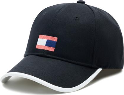 ΚΑΠΕΛΟ JOCKEY FLAG AU0AU01732 ΜΑΥΡΟ TOMMY HILFIGER