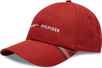 ΚΑΠΕΛΟ JOCKEY FOUNDATION COTTON 6 PANEL CAP AM0AM12532 ΚΟΚΚΙΝΟ TOMMY HILFIGER