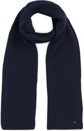 ΚΑΣΚΟΛ ESSENTIAL FLAG SCARF AW0AW15348 ΣΚΟΥΡΟ ΜΠΛΕ TOMMY HILFIGER