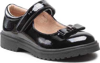 ΚΛΕΙΣΤΑ ΠΑΠΟΥΤΣΙΑ BALLERINA T3A3-32580-0774 M ΜΑΥΡΟ TOMMY HILFIGER