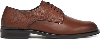ΚΛΕΙΣΤΑ ΠΑΠΟΥΤΣΙΑ CORE HILFIGER LEATHER SHOE FM0FM05375 ΚΑΦΕ TOMMY HILFIGER από το EPAPOUTSIA