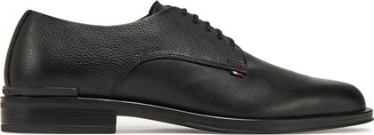 ΚΛΕΙΣΤΑ ΠΑΠΟΥΤΣΙΑ CORE HILFIGER LEATHER SHOE FM0FM05375 ΜΑΥΡΟ TOMMY HILFIGER