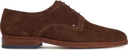 ΚΛΕΙΣΤΑ ΠΑΠΟΥΤΣΙΑ HILFIGER THUNIT SUEDE SHOE FM0FM05377 ΚΑΦΕ TOMMY HILFIGER