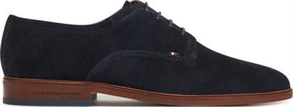 ΚΛΕΙΣΤΑ ΠΑΠΟΥΤΣΙΑ HILFIGER THUNIT SUEDE SHOE FM0FM05377 ΣΚΟΥΡΟ ΜΠΛΕ TOMMY HILFIGER