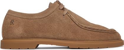 ΚΛΕΙΣΤΑ ΠΑΠΟΥΤΣΙΑ LIGHTWEIGHT SUEDE APRON TOE FW0FW09262 ΜΠΕΖ TOMMY HILFIGER