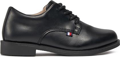 ΚΛΕΙΣΤΑ ΠΑΠΟΥΤΣΙΑ LOW CUT LACE UP SHOE T3B4-33174-1355 ΜΑΥΡΟ TOMMY HILFIGER