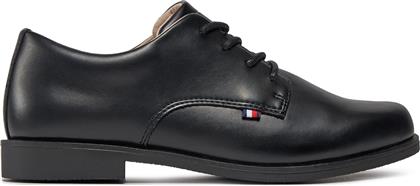 ΚΛΕΙΣΤΑ ΠΑΠΟΥΤΣΙΑ LOW CUT LACE UP SHOE T3B4-33174-1355 ΜΑΥΡΟ TOMMY HILFIGER