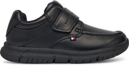 ΚΛΕΙΣΤΑ ΠΑΠΟΥΤΣΙΑ LOW CUT VELCRO SHOE T3B4-33176-1355 M ΜΑΥΡΟ TOMMY HILFIGER