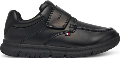 ΚΛΕΙΣΤΑ ΠΑΠΟΥΤΣΙΑ LOW CUT VELCRO SHOE T3B4-33176-1355 S ΜΑΥΡΟ TOMMY HILFIGER