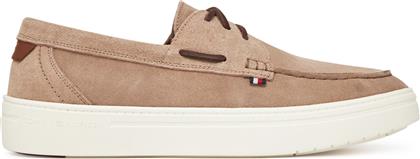 ΚΛΕΙΣΤΑ ΠΑΠΟΥΤΣΙΑ MODERN LIGHT HYBRID SUEDE BOAT S FM0FM05352 ΚΑΦΕ TOMMY HILFIGER