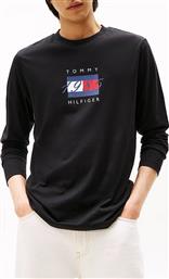 LINEAR FLAG GRAPHIC LS TEE TOMMY HILFIGER