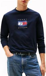 LINEAR FLAG GRAPHIC LS TEE TOMMY HILFIGER