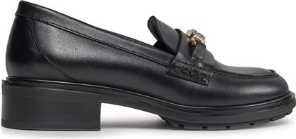 LOAFERS TH HARDWARE LOAFER FW0FW07765 BLACK BDS TOMMY HILFIGER