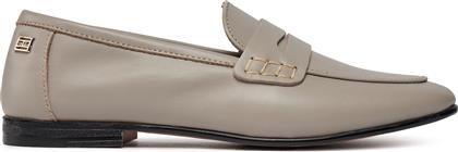 LORDS ESSENTIAL LEATHER LOAFER FW0FW07769 SMOOTH TAUPE PKB TOMMY HILFIGER
