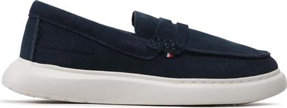 LORDS HYBRID LOAFER FM0FM04440 ΣΚΟΥΡΟ ΜΠΛΕ TOMMY HILFIGER