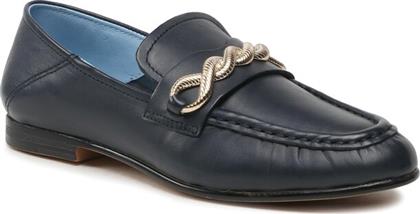 LORDS TH CHAIN FEMINNE LOAFER FW0FW07077 ΣΚΟΥΡΟ ΜΠΛΕ TOMMY HILFIGER