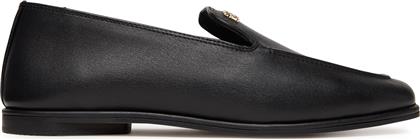 LORDS TH LEATHER LOAFER FW0FW09319 ΜΑΥΡΟ TOMMY HILFIGER