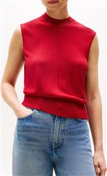 LYOCELL SILK MOCK SL SWT TOP TOMMY HILFIGER