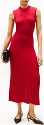 LYOCELL SILK SL MOCK MIDI DRESS TOMMY HILFIGER