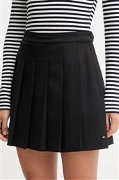 ΜΑΛΛΙΝΗ ΦΟΥΣΤΑ ΧΡΩΜΑ: ΜΑΥΡΟ, WW0WW48354 TOMMY HILFIGER