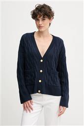 ΜΑΛΛΙΝΗ ΖΑΚΕΤΑ ΧΡΩΜΑ: ΜΠΕΖ, WW0WW43089 TOMMY HILFIGER