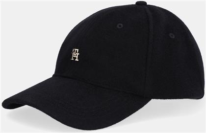 ΜΑΛΛΙΝΟ ΓΕΙΣΟ ΧΡΩΜΑ: ΜΑΥΡΟ, AW0AW17773 TOMMY HILFIGER